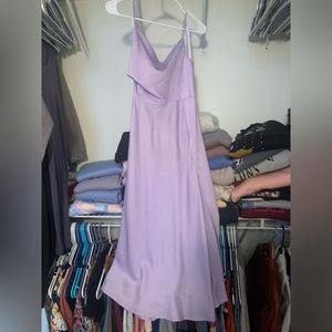 Lilac Midi Slit Dress XS